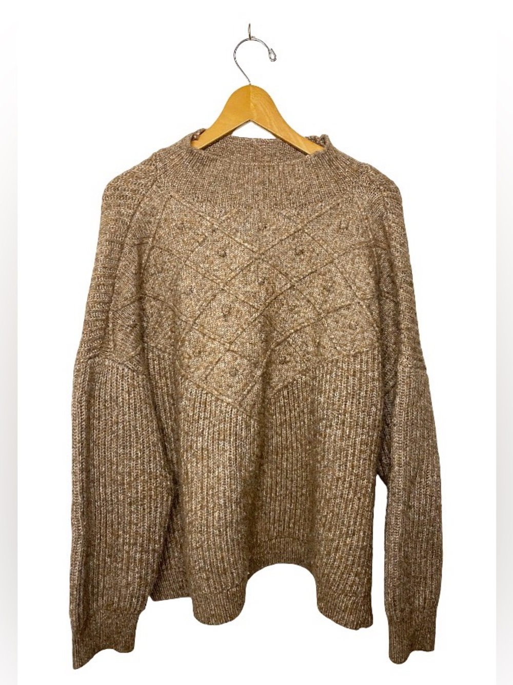 Calvin Klein Brown XL Grandpa/Granola Knit Sweater